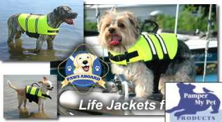 Paws Aboard Dog Life Jacket Safety Vest  30 day Returns 0187277000053 