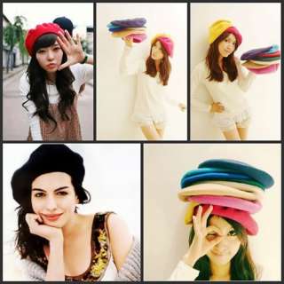 Fashion GIRL WOOL FELT French Lovely CAP HAT TAM gift  