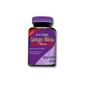  Ginkgo Biloba   120 mg 60 caps ( Eight Pack) Health 