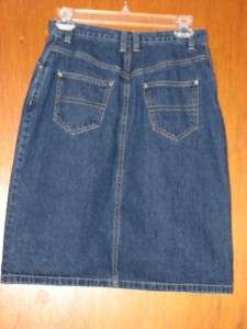 LIZ CLAIBORNE Lizwear Jeans Denim Jean Skirt Womens Size 6 EUC http 