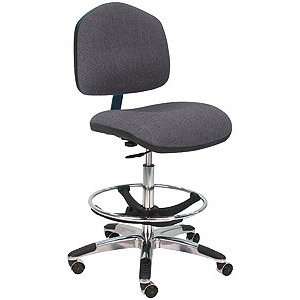  HD Ergonomic ESD   Anti Static Fabric WIDE Chair w/ aluminum base