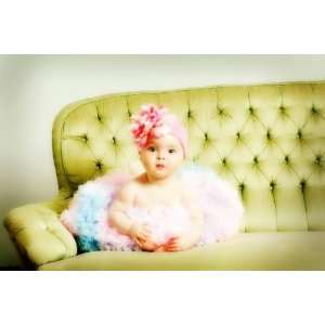 Candy Pink Peony Cotton Hat Baby