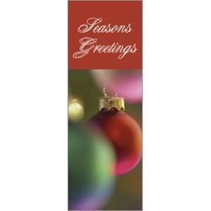  30 x 60 in. Holiday Banner Holiday Greeting Ornaments 