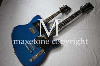   neck Tele 12/8 Teal blue eletric guitar mandolin Combo #059  