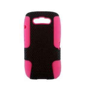   IN 1 HYBRID SILICON CASE BLACK/HOT PINK Cell Phones & Accessories
