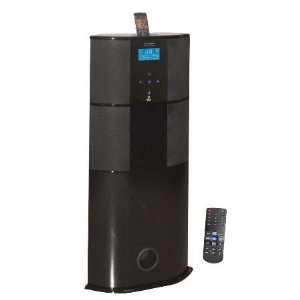  Pyle 600w Audio Tower With Stereo Tuner / Ipod Dock 