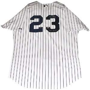   Don Mattingly Autographed Authentic Home Jersey w/ Donnie Baseball Ins