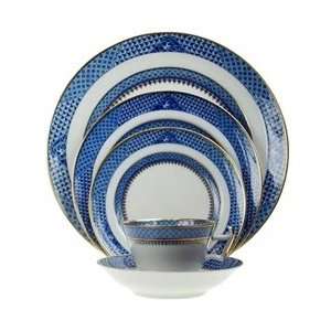  Mottahedeh Indigo Wave Five Piece Place Setting Kitchen 