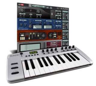  M Audio Keyrig 25 25 note Synth Action Keyboard and Midi 