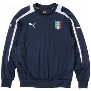  Puma Mens Italia Sweatshirt Navy/Small