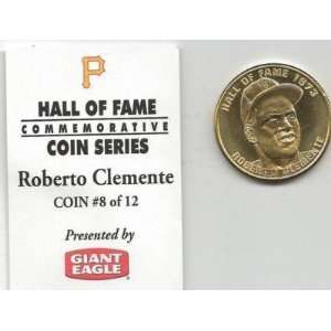  Roberto Clemente Rare Pirates Commemorative Coin Sga   MLB 