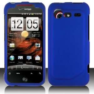  HTC 6350 Droid Incredible 2 Rubber Dr. Blue Case Cover 