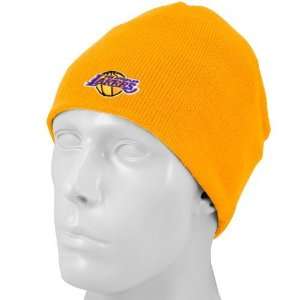   Angeles Lakers Gold Basic Logo Scully Knit Beanie