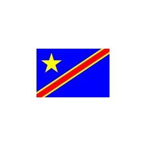  Congo Democratic Republic Flag, 6 x 10, Outdoor, Nylon 