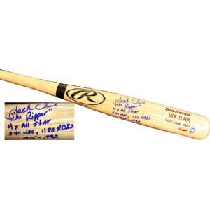  Jack Clark Autographed Rawlings Name Model Baseball Bat 