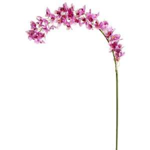  53 Silk Mini Cymbidium Orchid Flower Spray  Lilac/Violet 