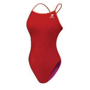 TYR Durafast Stretch Solid Ringback Swimsuit  TRNN7  