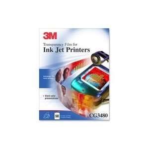 3M Commercial Office Supply Div. Products   Transparency Film, Inkjet 