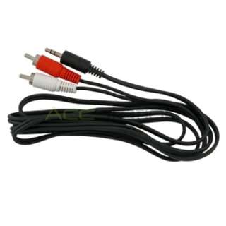 5mm mini STEREO Audio to 2 RCA Y Splitter Cable  