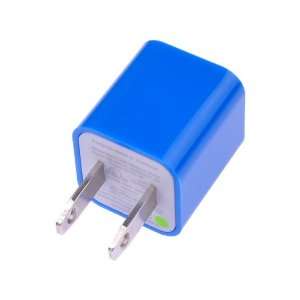 Blue USB Wall Charger AC Power Adapter For Apple iPod Classic iPhone 