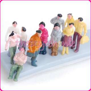 100 Painted Model People Train Scenery Set Scale 1150  