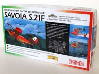 SAVOIA S.21F Seaplane PORCO ROSSO 148   Fine Molds FG3  