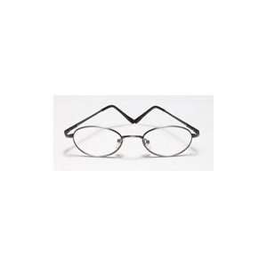  Glasses Reading 2.50 power, Round Metal with Plastic Temple 