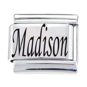  Body Candy Italian Charms Laser Nameplate   Madison 