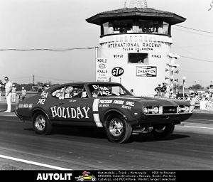 1968 Oldsmobile 442 Holiday Drag Race Car Factory Photo  