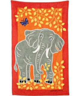Hermes red elephant terry beach towel   