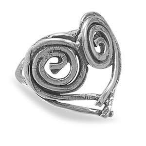  Coiled Heart Ring (9) Jewelry