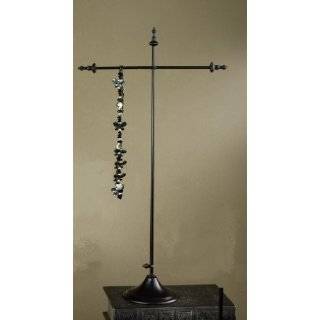 24h Necklace Stand   Antique Bronze Finish