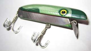 Nice B&J Tackle Co Roller Flasher Lure MI 1930s Green Scale  