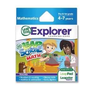    LeapFrog Explorer Learning Game LeapSchool Math Toys & Games