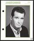 JAMES GARNER Atlas Movie Star Picture Biography CARD