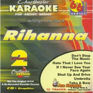  Chartbuster POP6 Karaoke CDG CB40400   Rihanna Vol. 2 