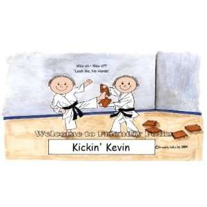  Karate Personalized Cartoon Mouse Pad 