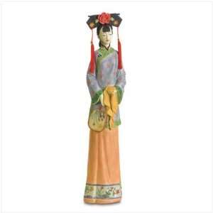  Qing Dynasty Girl with Fan Figure   Style 37912