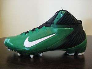 Nike Alpha Speed TD Mid Mens Football Cleats Black + Green   LOTS OF 