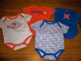 NWT Hurley Onesie Outfit LOT Baby Boys 3 6 9 Months Sweet Nice Gift 