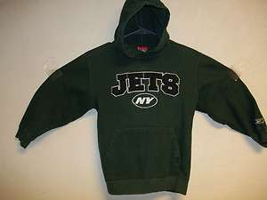 NEW YORK JETS HOODIE BY NFL APPAREL AND REEBOK SMALL YOUTH  