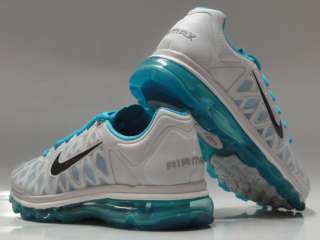 Nike Air Max + 2011 White Blue Sneakers Womens 8  