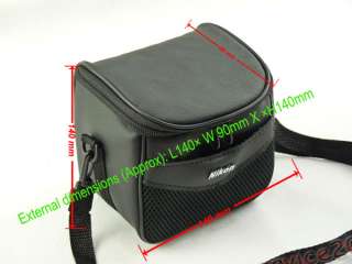 Digital Camera Carry Case Bag for Nikon COOLPIX P500 P7000 P80 black 