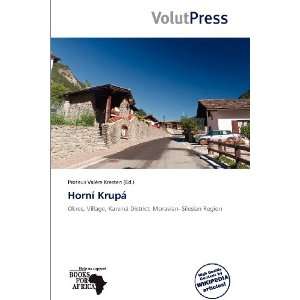  Horní Krupá (9786138843238) Proteus Valère Kresten 