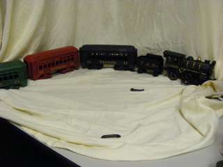   Cast Iron Train Set PRR Pennsylvania Railroad RR Old Toy Reproduction