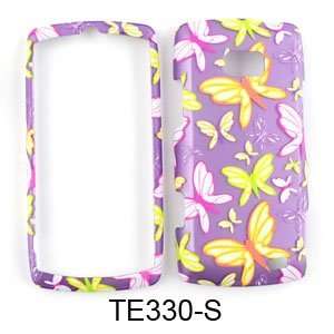 CELL PHONE CASE COVER FOR LG ALLY APEX AXIS VS740 TRANS BUTTERFLIES ON 
