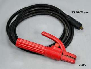 Clearance sale  Electrode holder 300AMP CK10 25 plug 16mm2 lead 3 