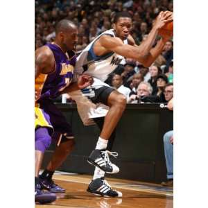 Los Angeles Lakers v Minnesota Timberwolves Wesley Johnson and Kobe 