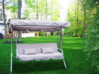   Outdoor Swing Canopy Replacement Porch Top Cover Park Seat Patio 75x52