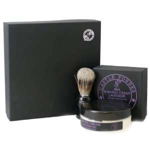   for Men. Gift Set (Lavender Oil Shaving Cream 4.3 Oz + Shaving Brush